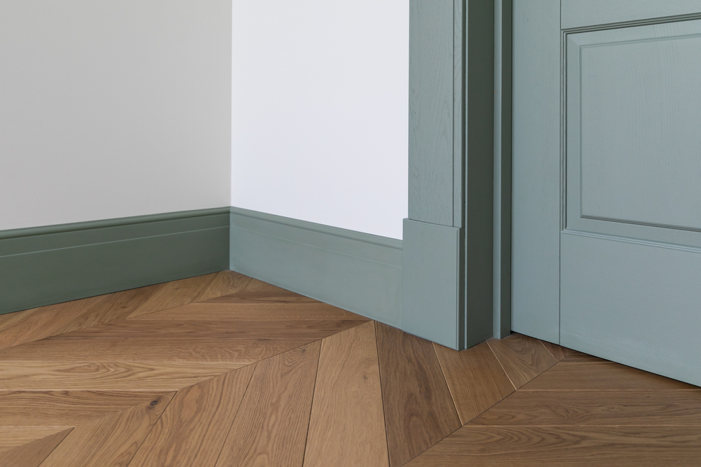 Fragment,Of,Classic,Interior,With,French,Herringbone,Parquet,Floor,And